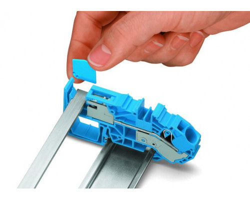 1-проводная клемма с размыкателем нуля; 16 мм²; CAGE CLAMP®; 16,00 мм²; синий; 12мм