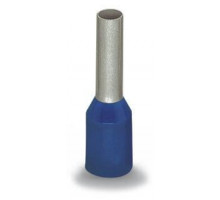 Ferrule; Sleeve for 2.5 mm² / AWG 14; insulated; electro-tin plated; electrolytic copper; gastight crimped; acc. to DIN 46228, Part 4/09.90; blue