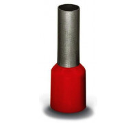 Ferrule; insulated; red