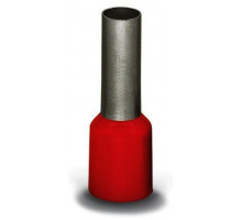 Ferrule; insulated; red