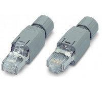 PROFINET Коннектор, RJ-45 Cat. 5, прямой, IP20; ETHERNET 10/100 Mbit/s; , для полевой сборки