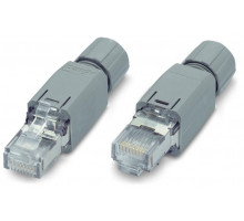 PROFINET Коннектор, RJ-45 Cat. 5, прямой, IP20; ETHERNET 10/100 Mbit/s; , для полевой сборки