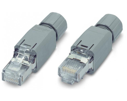 PROFINET Коннектор, RJ-45 Cat. 5, прямой, IP20; ETHERNET 10/100 Mbit/s; , для полевой сборки