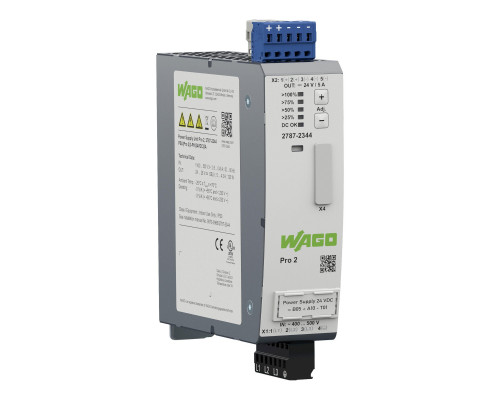 Power supply; Pro 2; 3-phase; 24 VDC output voltage; 5 A output current; TopBoost + PowerBoost; communication capability