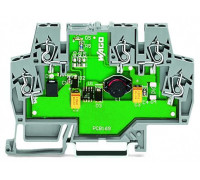 DC/DC Converter; 24 VDC input voltage; 10 VDC output voltage; 0.5 A output current; 2,50 mm²; gray