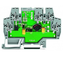 DC/DC Converter; 24 VDC input voltage; 10 VDC output voltage; 0.5 A output current; 2,50 mm²; gray