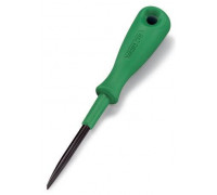 Operating tool; Blade: 3.5 x 0.5 mm; with a partially insulated shaft; short; multicoloured