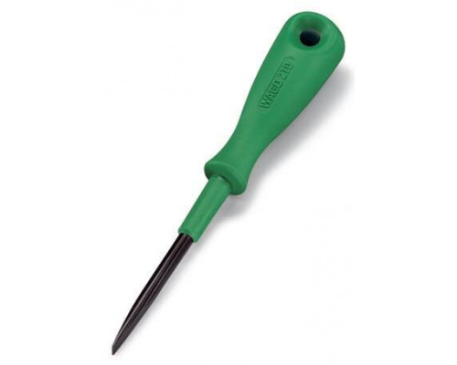 Operating tool; Blade: 3.5 x 0.5 mm; with a partially insulated shaft; short; multicoloured