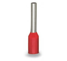 Ferrule; Sleeve for 1 mm² / AWG 18; insulated; electro-tin plated; red