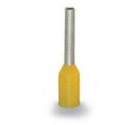 Ferrule; Sleeve for 0.25 mm² / AWG 24; insulated; electro-tin plated; yellow