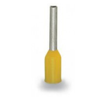 Ferrule; Sleeve for 0.25 mm² / AWG 24; insulated; electro-tin plated; yellow