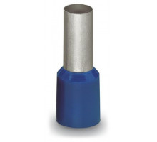 Ferrule; Sleeve for 16 mm² / AWG 6; insulated; electro-tin plated; electrolytic copper; gastight crimped; acc. to DIN 46228, Part 4/09.90; blue