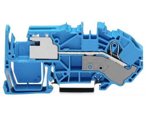 1-проводная клемма с размыкателем нуля; 16 мм²; CAGE CLAMP®; 16,00 мм²; синий; 12мм