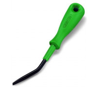 Operating tool; Blade: 2.5 x 0.4 mm; with a partially insulated shaft; angled; short