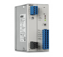 Switched-mode power supply with integrated charger and controller; Classic; 1-phase; 24 VDC output voltage; 5 A output current; communication capability; 10,00 mm²