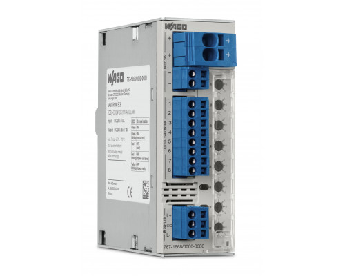 Electronic circuit breaker; 8-channel; 24 VDC input voltage; adjustable 1 … 10 A; IO-Link