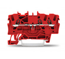 3-пров. проходная клемма,; 1.5 мм²; применима для Ex e II s; боковая и центральная маркировка; для DIN-rail 35 x 15 и 35 x 7.5; Push-in CAGE CLAMP®; 1,50 мм²; красная