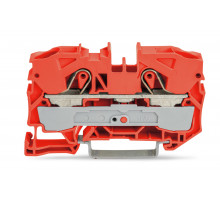 2-пров. проходная клемма,; 10 мм²; применима для Ex e II s; боковая и центральная маркировка; для DIN-rail 35 x 15 и 35 x 7.5; Push-in CAGE CLAMP®; 10,00 мм²; оранжевая