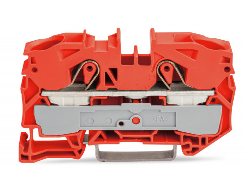 2-пров. проходная клемма,; 16 мм²; применима для Ex e II s; боковая и центральная маркировка; для DIN-rail 35 x 15 и 35 x 7.5; Push-in CAGE CLAMP®; 16,00 мм²; оранжевая