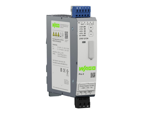 Power supply; Pro 2; 1-phase; 12 VDC output voltage; 10 A output current; TopBoost + PowerBoost; communication capability