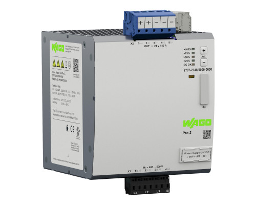 Power supply; Pro 2; 3-phase; 24 VDC output voltage; 40 A output current; TopBoost + PowerBoost; communication capability