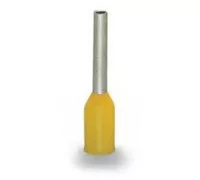 Ferrule; Sleeve for 0.25 mm² / AWG 24; insulated; electro-tin plated; yellow