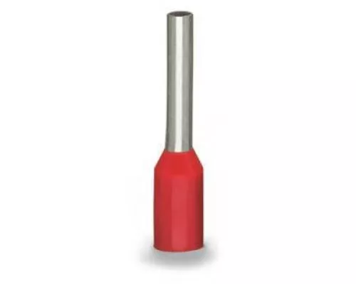 Ferrule; Sleeve for 1 mm² / AWG 18; insulated; electro-tin plated; red