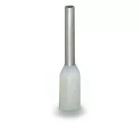 Ferrule; Sleeve for 0.5 mm² / 20 AWG; insulated; electro-tin plated; white