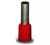 Ferrule; Sleeve for 10 mm² / AWG 8; insulated; electro-tin plated; red